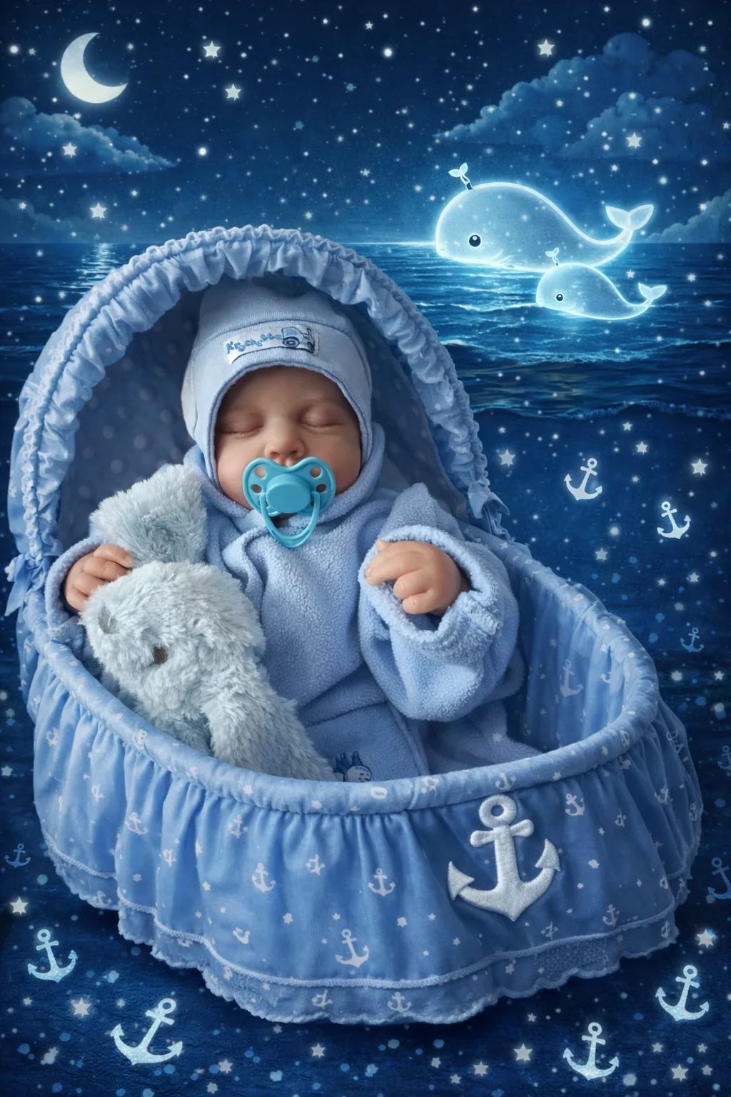 Ukázka úpravy fotografií reborn panenky 40